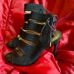 Black Cut Out Heels